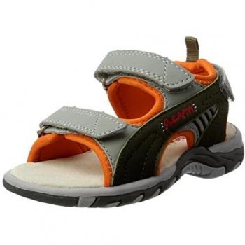 Garvalin 172811, Sandalias Niños, Gris Y Naranja, 30 EU