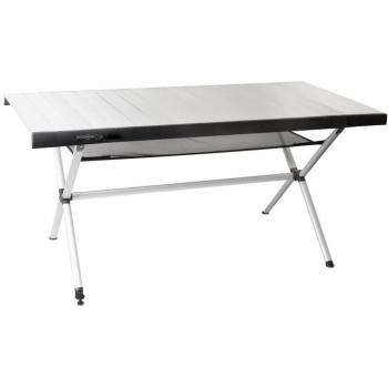 Mesa Plegable Brunner Accelerate 6 con Superficie Rodante 146,5x80xH71 cm para 4-6 Personas