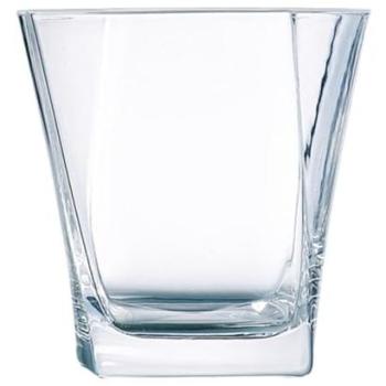 Vasos Bajos de Vidrio Prysm 27cl - Caja de 6, Ecológicos y Apto para Microondas