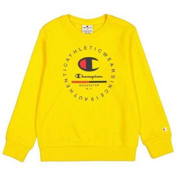 Sudadera Champion Crewneck Sweatshirt Hombre Amarillo