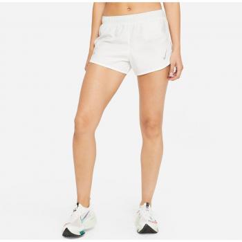 Nike - Short de mujer Fast Tempo Dri-FIT - Blanco (S)