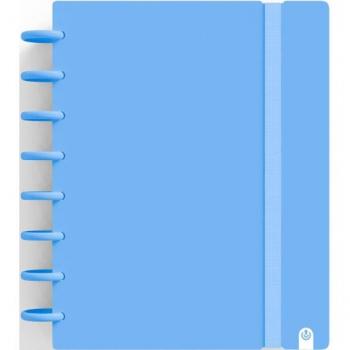 Cuaderno Ingeniox A5 80h Cuadrícula Azul Pastel