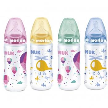 Nuk Biberón Plastico First Choice In The Air Tetina Silicona Talla M 0-6m, 300ml