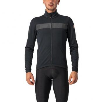 Chaqueta de ciclismo Castelli Raddoppia 3 GORE-TEX INFINIUM™ negra clara reflectante - XL