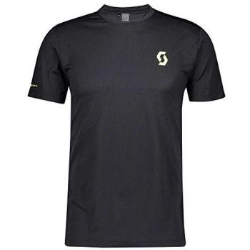 Camiseta MS RC Run Team S/SL Hombre Scott, Manga Corta, Color Negro y Amarillo