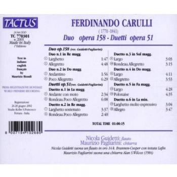 Duo Opera 158-Duetti Opera 51