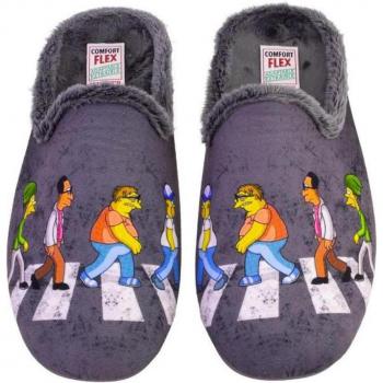 MUYTER 904 Zapatillas de casa de hombre gris 623