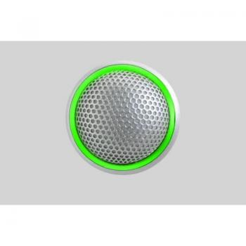 Shure MX395 Microflex Low Profile Boundary Microphone with Omnidirectional Polar Pattern and Bi-Color LED Indicator, Silver Finish