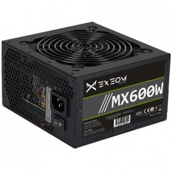Fuente de Alimentación Exeom® Silent MX600W 600W ATX para PC Ordenador de Sobremesa Ultra Silenciosa Marca España