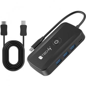 Transmisor de Video Inalámbrico USB-C a HDMI 1080p hasta 30m con Hub USB-C 5-en-1