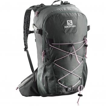 Salomon 25 l Mochila de excursionismo, evasion 25, gris oscuro y rosa