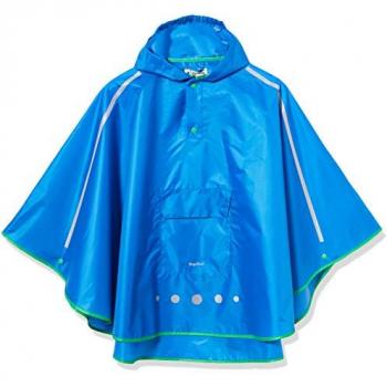 Playshoes XL Blue Foldable Kids Rain Poncho