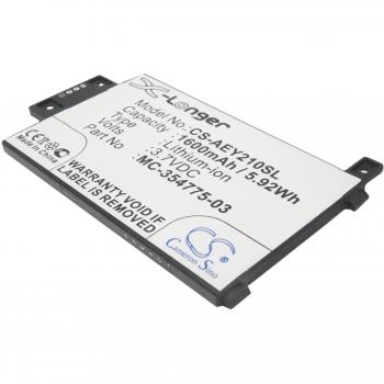 3.7V 1.6Ah Li-ion Battery for Amazon EY21 and Kindle Paperwhite 2014