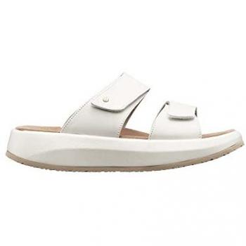 Sandalia Mujer Joya Vienna II - Cuero Auténtico - Sandalias Planas - Talla 37 - Color White