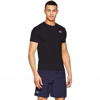 Under Armour UA Speed Stride Shortsleeve Camisa Manga Corta, Hombre, Negro, XL