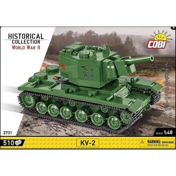 COBI Historical Collection 2731 - KV-2 WWII Soviet Heavy Tank Building Blocks (510 Pieces)