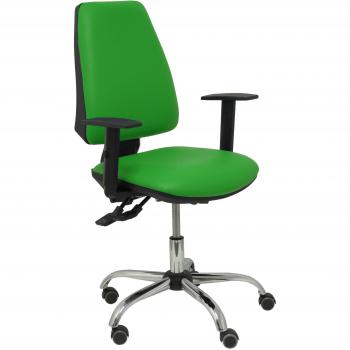 Silla Elche S 24 horas similpiel verde