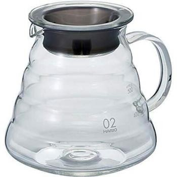 HARIO Server de Café y Té, Acero Inoxidable, Grand, 1 cm