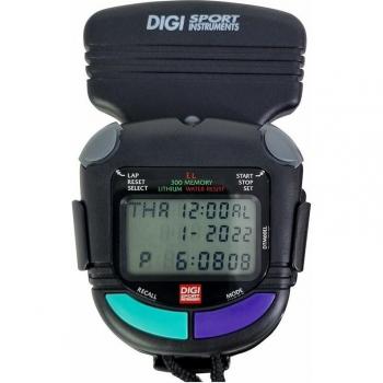 Digi Sport Instruments DTM60EL Stopwatch with 300 Memories and Clip Light