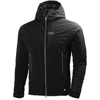 Helly Hansen Paramount INS Softshell Parka - Chaqueta para hombre, color negro, talla XL