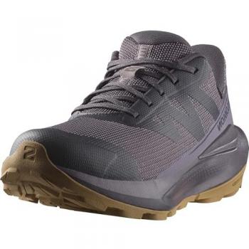 Zapatillas Salomon Elixir Tour WP9 Mujer, Impermeables, Comodidad óptima, Pisada suave, Color Gris/Morado/Negro; Talla 37 1/3