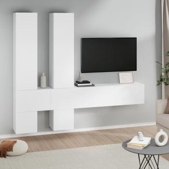 Mueble de pared para TV madera contrachapada color