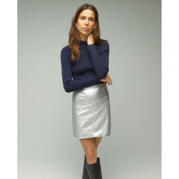 Jersey de mujer canalé cuello perkins Tintoretto
