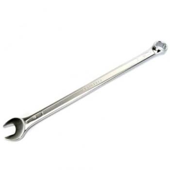Llave combinada TOPTUL AAEL1818, llave de boca/poligonal, tamaño 18mm, fabricada en acero al cromo vanadio, acabado pulido espejo, diseño ergonómico para un mejor agarre y