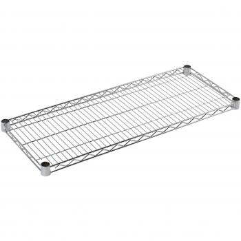 Estante Metálico Archimede Cromado 91 x 36 cm, Soporta 100 kg, Montaje a Incrustar