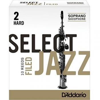 D'Addario Rico Select Jazz Filed Soprano Saxophone Reeds - Box of 10 (Strength 2)