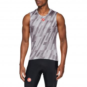 Castelli Camiseta Térmica Sin Mangas Ciclismo 2018 Pro Mesh Gray