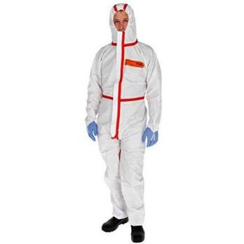 Mono Protector CoverStar Plus® Talla XXL Blanco/Rojo PSA III
