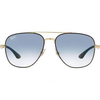 Ray-Ban RB3683 90003F Black On Arista/Clear Gradient Blue Sunglasses