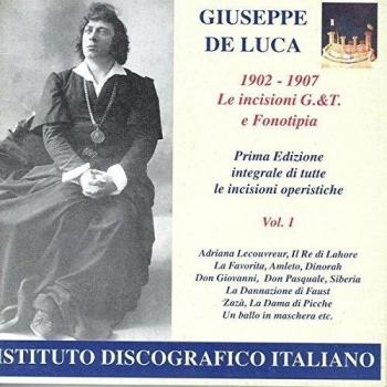Giuseppe De Luca 1902 - 1907 Le incisioni G & T e Fonotipia vol.1