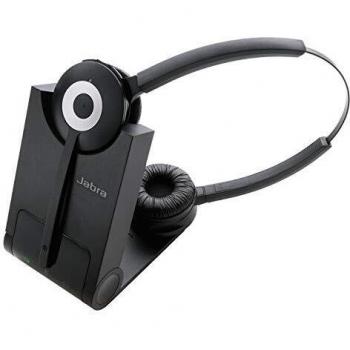 Auriculares Inalámbricos Jabra Pro 920 Duo con Cancelación de Ruido y Micrófono, Diadema Stereo, Negro