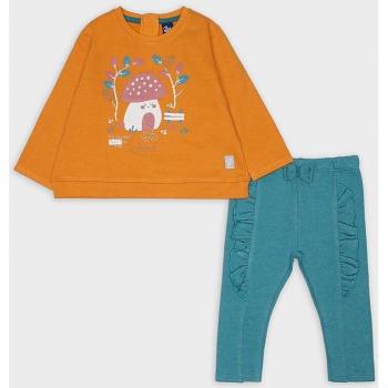 Street Monkey Conjunto bebé niña de algodón con estampado floral