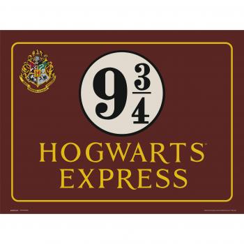 Lámina Harry Potter Expreso A Hogwarts 40x30cm