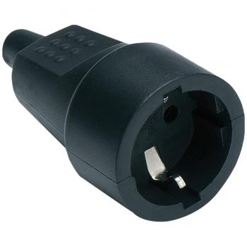 Base Móvil de Goma Negra TT 16A-250V Famatel