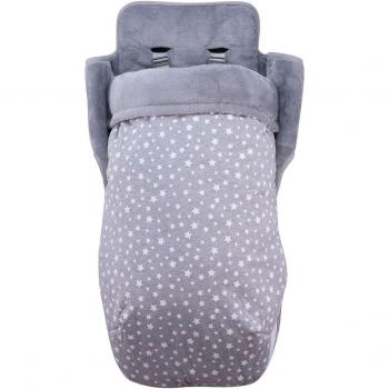 Saco para silla de paseo Maclaren con forro polar impermeabilizado Jyoko White Star