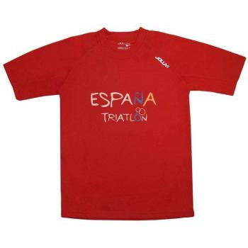 Camiseta de Manga Corta Hombre Joluvi Math Rojo