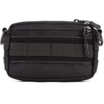 Hombre Mujer Mini Bolso Bandolera Riñonera al Aire Libre Molle Táctica Militar Bolso de Accesorios Herramientas para Acampada Camping Senderismo Deporte Multifunciones Nilón,Negro