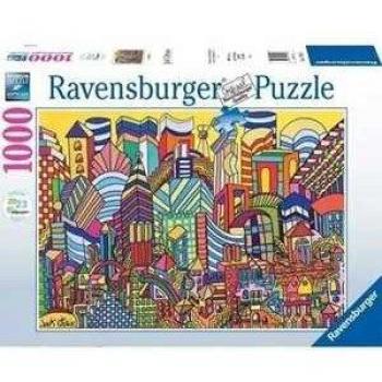 Puzzle Paisaje Urbano Nocturno 1000 Piezas Boston 2189, Jack Ottanio de Ravensburger