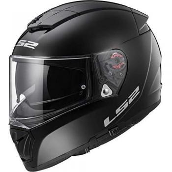 LS2 FF390 Breaker - Casco de motocicleta sólido, Helm LS2 F, negro