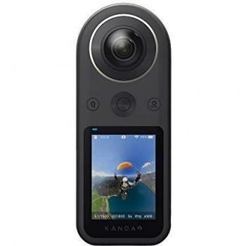 KANDAO QooCam Cámara Digital de Bolsillo con Vista Completa de 8K Cámara de acción Deportiva con F2.0 1/1.7 para transmisión en Vivo de 8K, Regalos, Vlogs y campamentos.