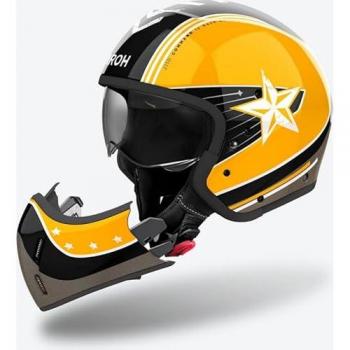 Airoh Casco Integral J 110 Command Amarillo Brillante, tipo: integral, características: diseño amarillo brillante, modelo J 110 Command, talla L