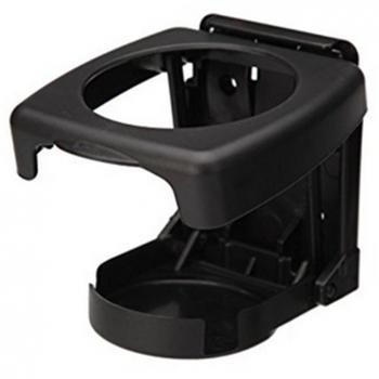 Chytaii Soporte de Botella Plegable Plástico Soporte para Vasos Latas Bebidas Cafe en Coche Paquete de 1 Negro