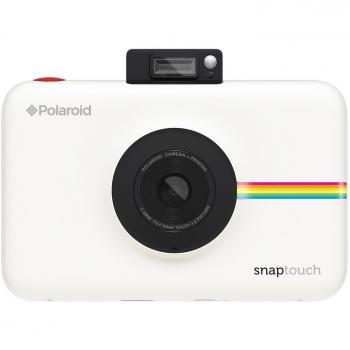Polaroid Snap Touch - Cámara digital con impresión instantánea y pantalla LCD con tecnología Zero Zink, blanco