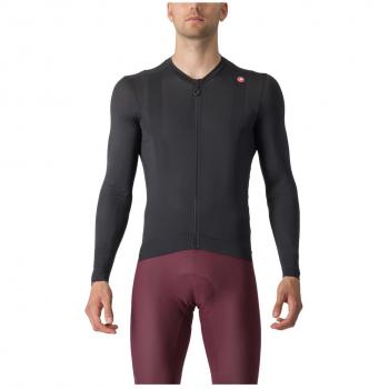 Maillot Castelli Espresso Manga Larga Gris