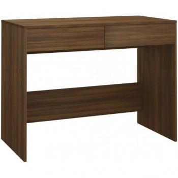 vidaXL JINLEFU Desk Brown Oak 101x50x76.5 cm Engineered Wood