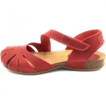 Sandalias Bio para Mujer Inter-Bios 4456 en color rojo